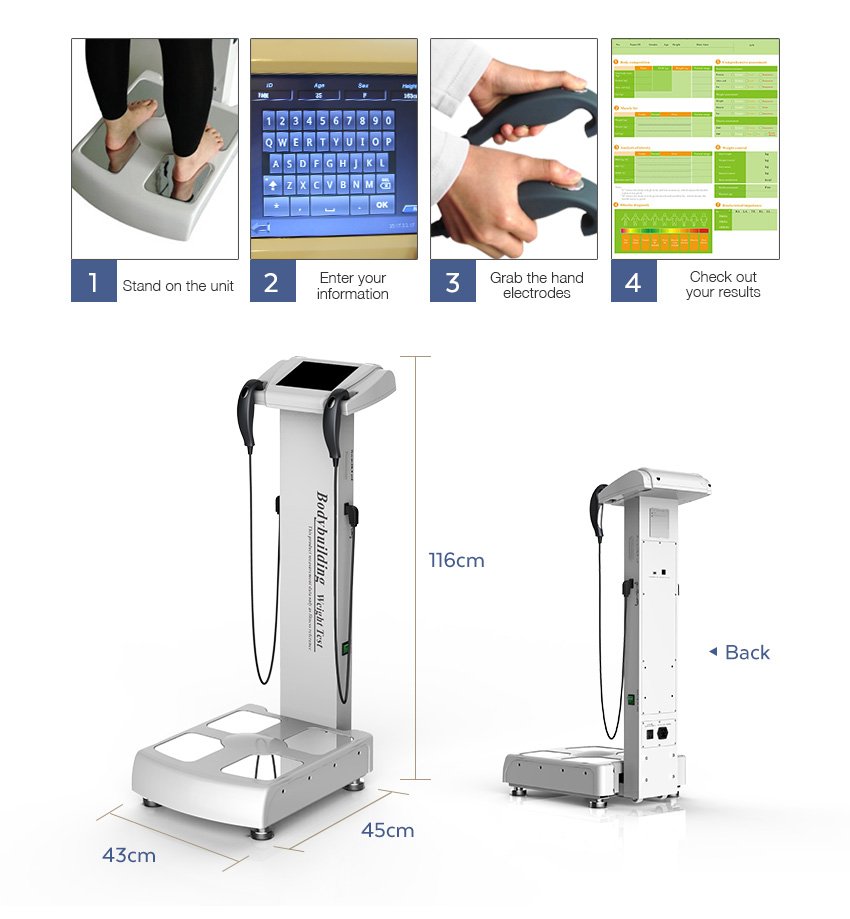 Height And Weight Testing Body Fat Detection Analysis Body Composition  Analyzer With Printer Body Test Analyzer Machine - Buy Height And Weight  Testing Body Fat Detection Analysis Body Composition Analyzer With Printer